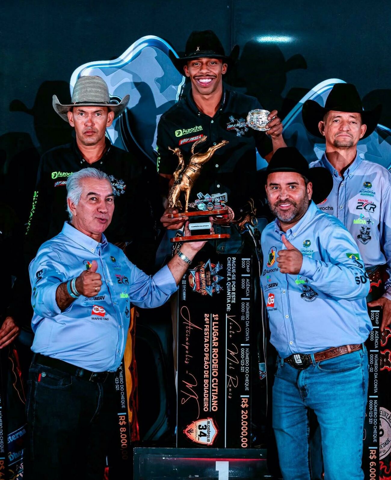 Ilustração da notícia Final da Ekip Rozeta reafirma Alcinópolis como Capital do Rodeio de MS da MS Todo dia